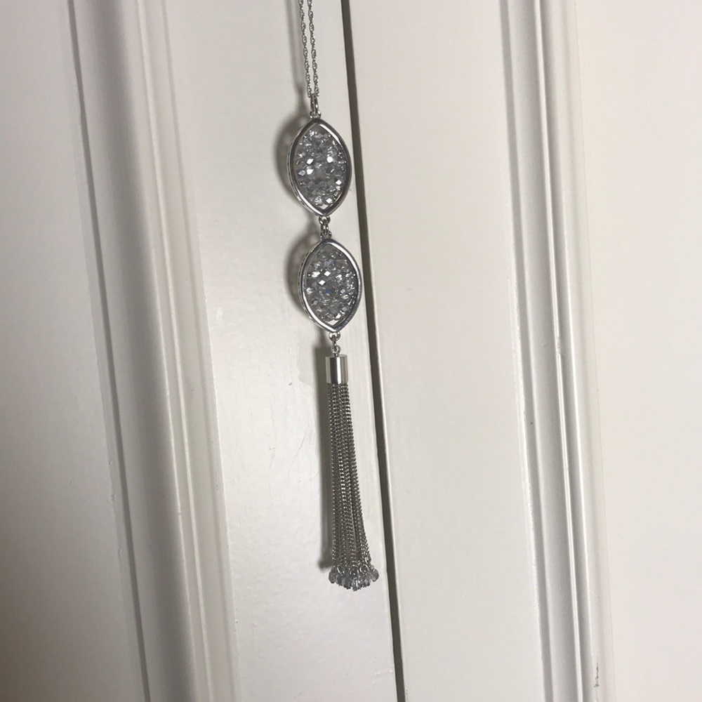 Silver Beaded Necklace